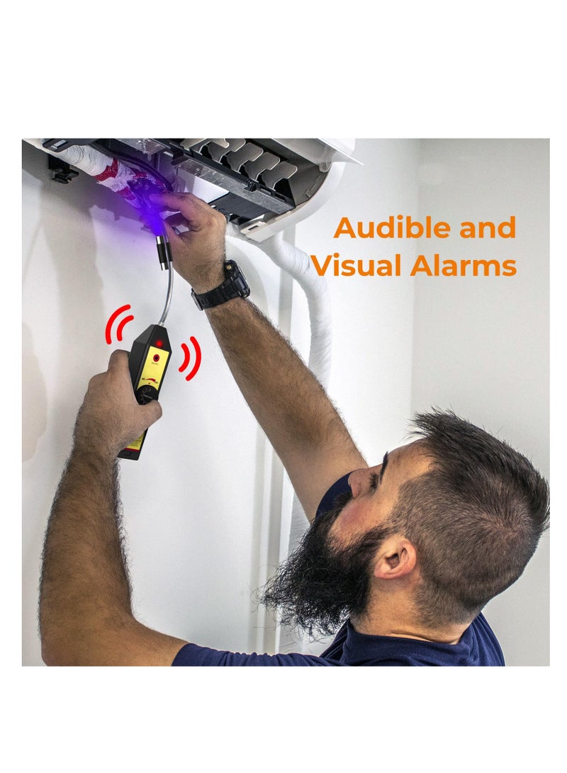 جهاز كشف تسرب الفريون WJL-6000، مختبر غاز الهالوجين، كاشف مبردات HVAC R22 R410A R134A مع LED، حساسية قابلة للتعديل، لكشف تسرب غاز الهالوجين، كاشف تسرب مبرد الهواء - Image 3